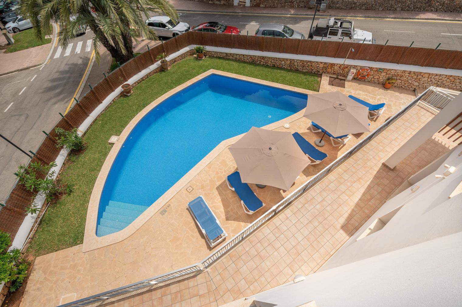 Terrace & pool